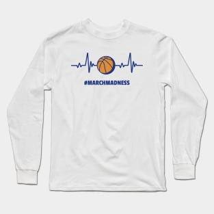 March Madness Heartbeat Long Sleeve T-Shirt